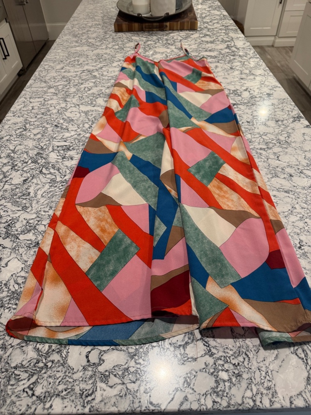 Vibrant Abstract Jumpsuit - Multicolor